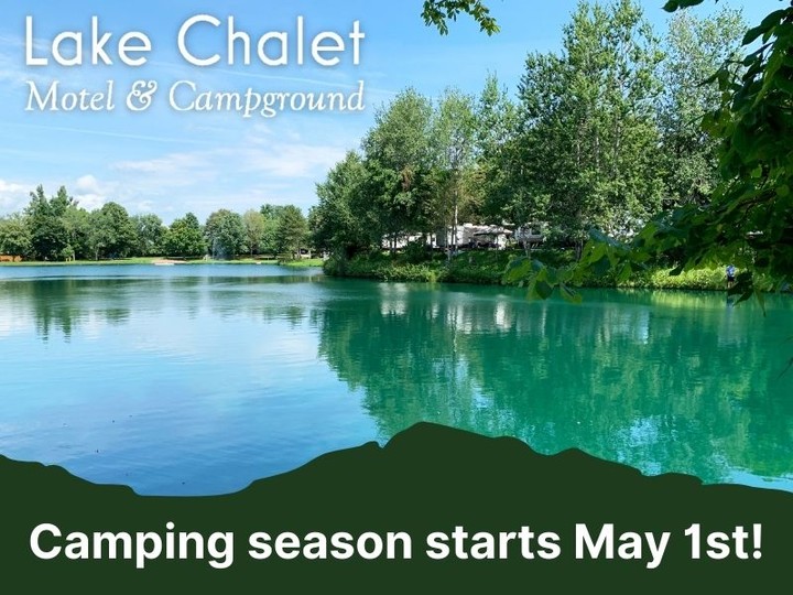 Camping season starts in ONE DAY!! 🏕🛶

Stay the week/weekend in one of our comfortable log cabins, private tent sites or spacious RV hook-up sites. We can't wait to see you all and enjoy the great outdoors this season.

Book Online Now: https://lakechalet.com/